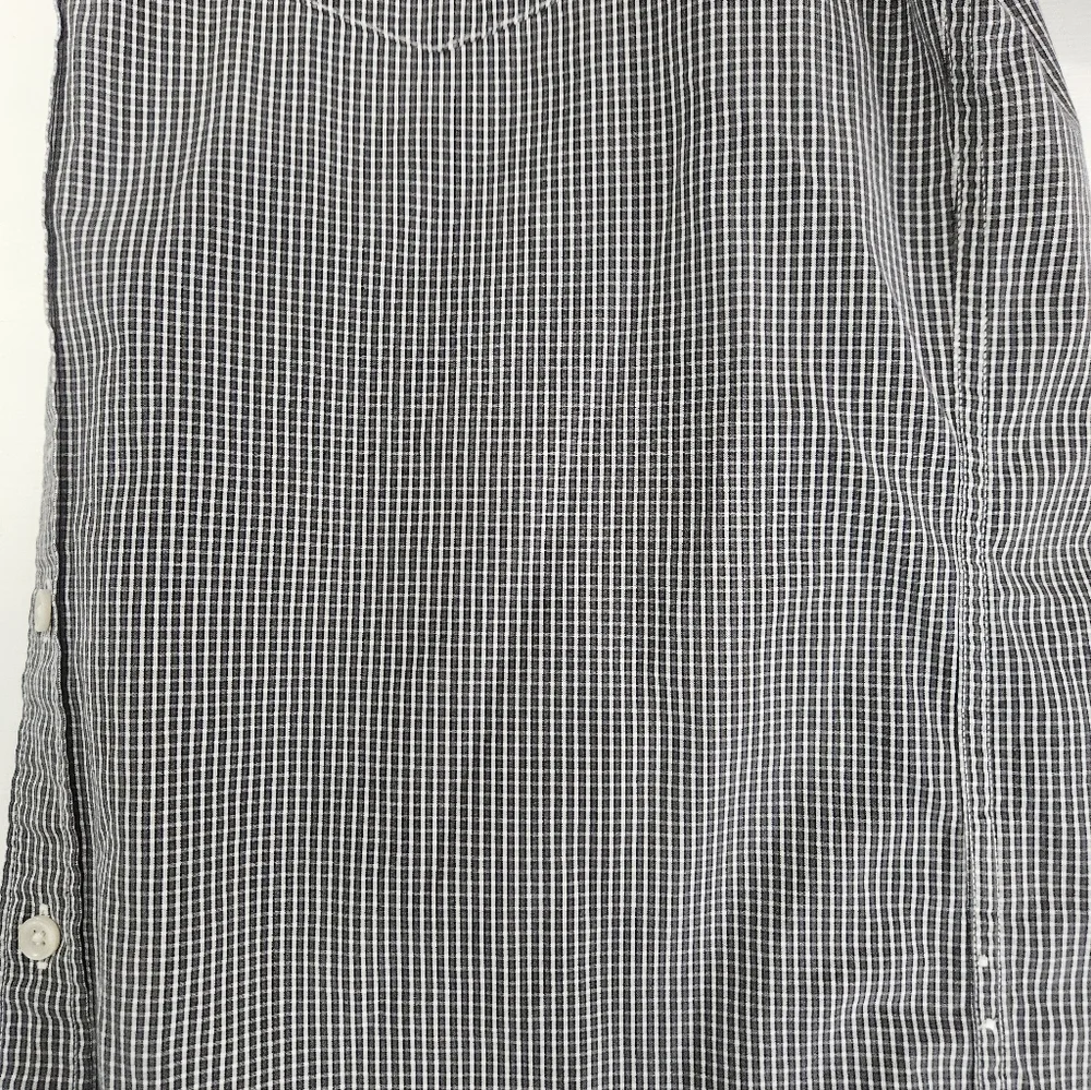 J. Crew Blue Plaid Button Down Shirt Mens Size Large